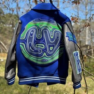 Embroidered Varsity Blouson Louis Vuitton